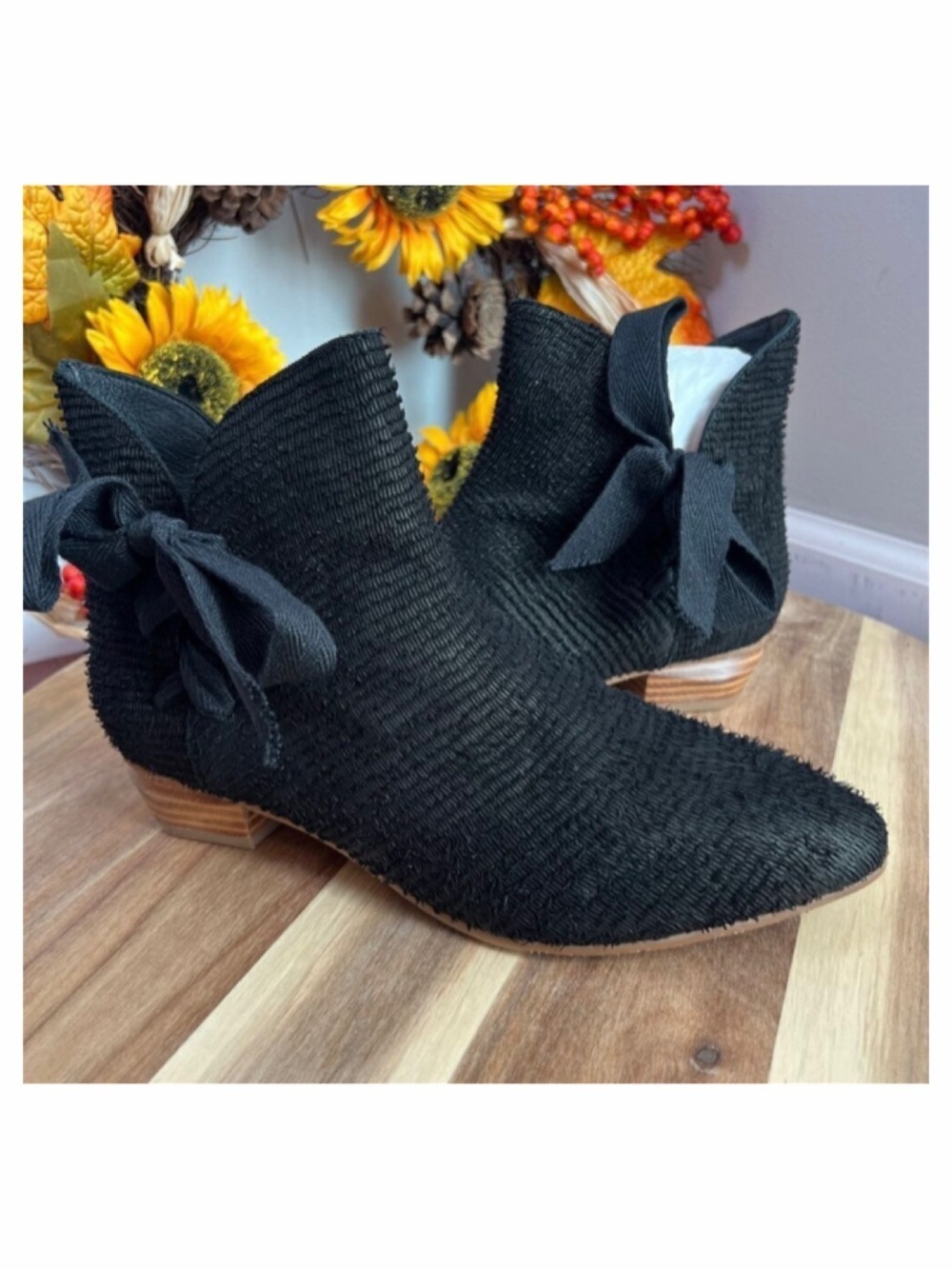 L34 Linden Women's Comfy Leather Winter Booties Sz 40EU / 9-9.5US in Black